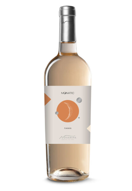 Rausvas itališkas vynas MONATIC AMBER Terre di Chieti IGP/Pinot Grigio