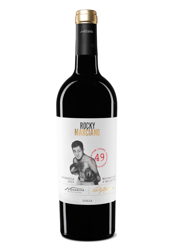 Sausas raudonas itališkas vynas ROCKY MARCIANO Montepulciano d’Abruzzo DOC