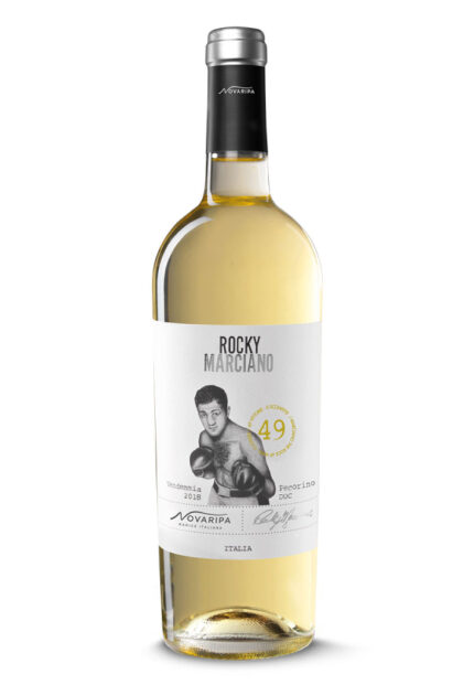 Baltasis vynas ROCKY MARCIANO Abruzzo DOC Pecorino